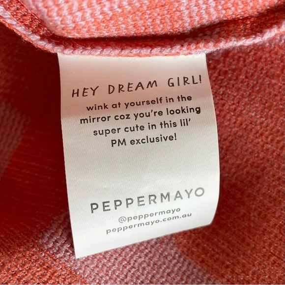 Jorja Knit Mini Dress in Coral Geo from Peppermayo - Picture 12 of 14